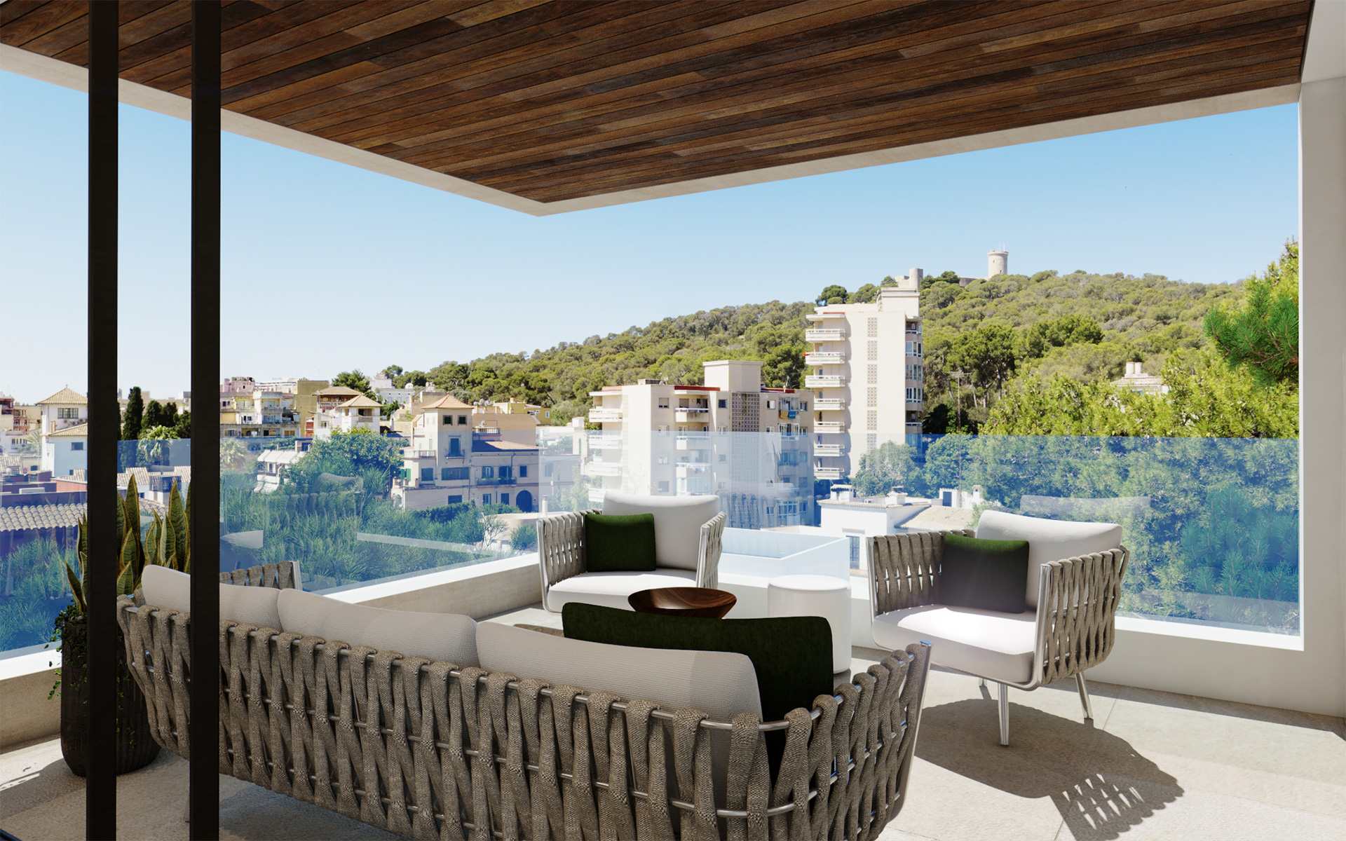 Fantastic flat with communal pool and parking in Son Armadams