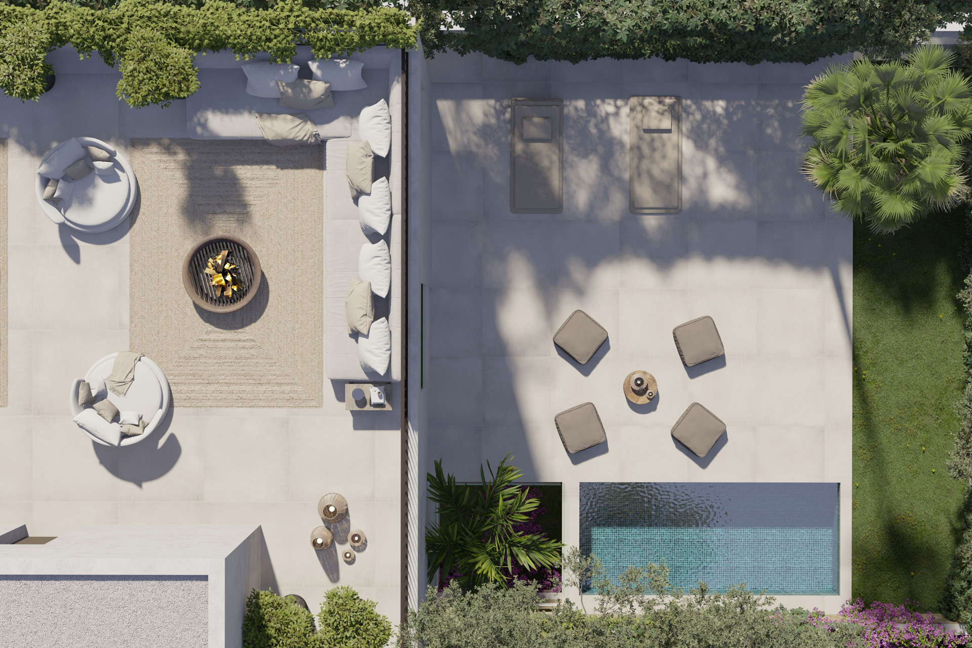 Amazing newly built townhouse roof terrace in El Molinar