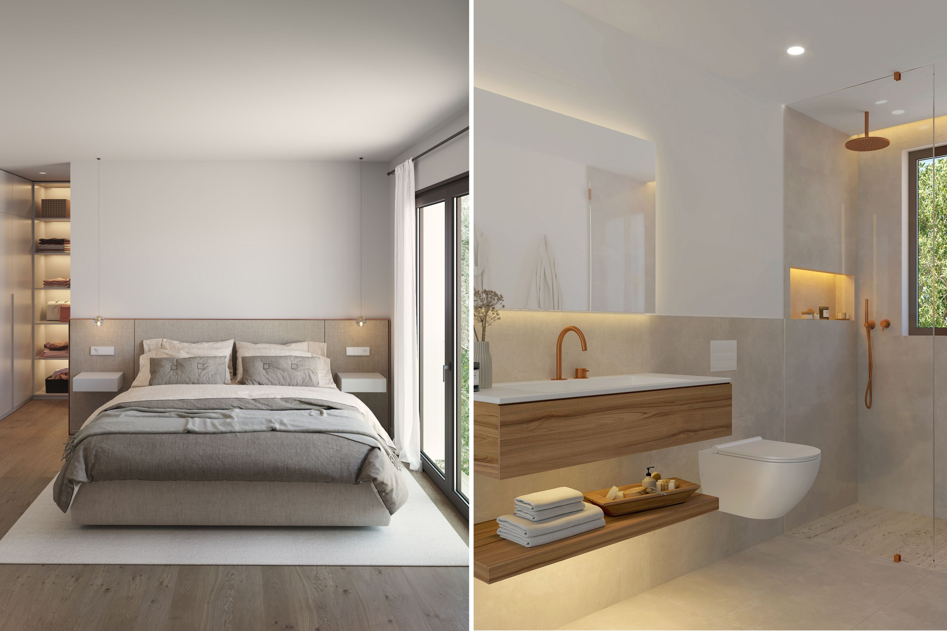 Amazing newly built townhouse roof terrace in El Molinar