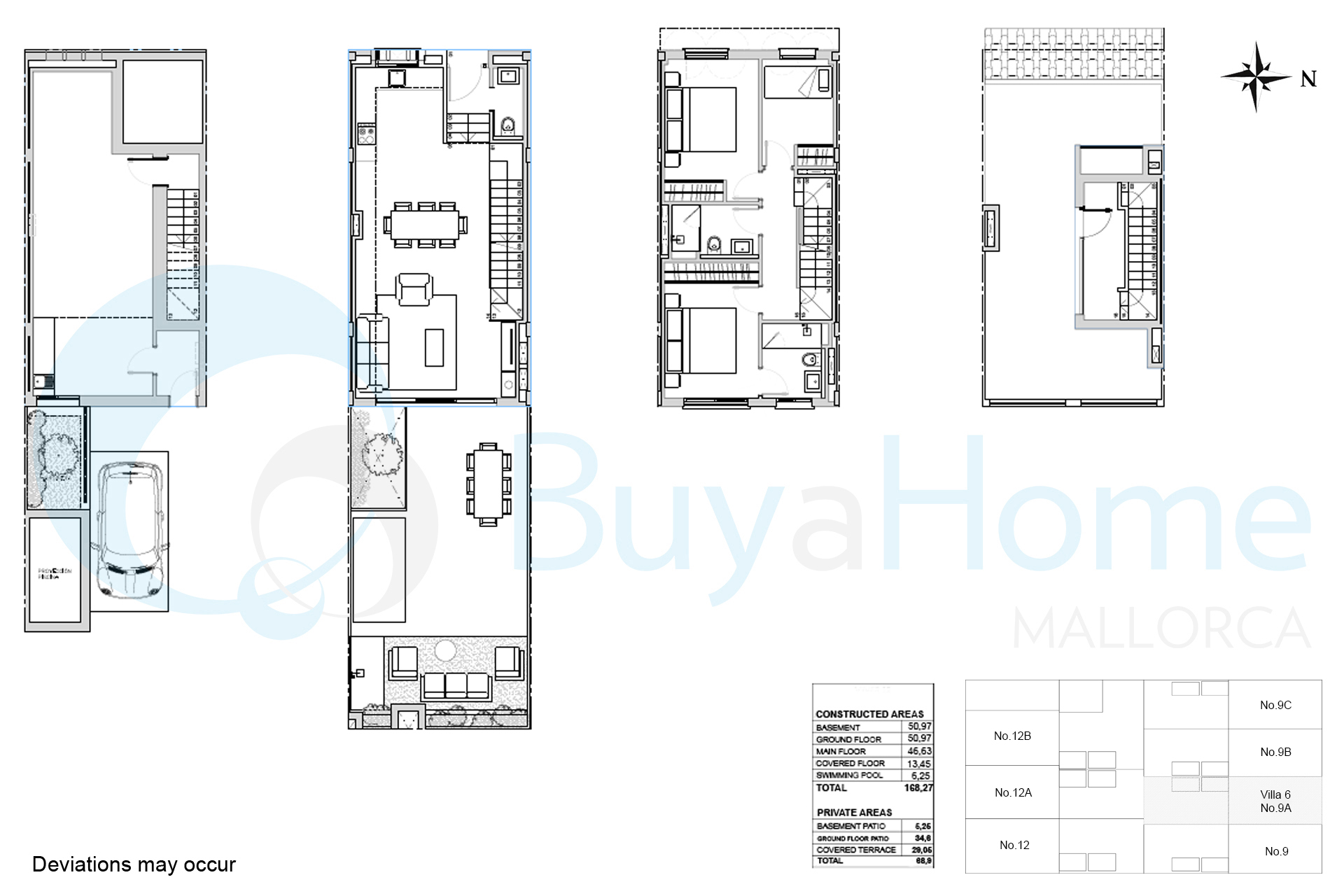 Gorgeous newly built townhouse with pool in El Molinar